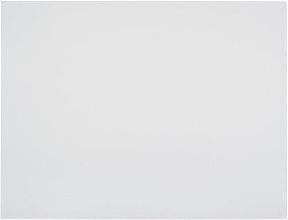 School Smart Railroad Board, 22 x 28 Inches, 6-Ply, White, Pack of 100