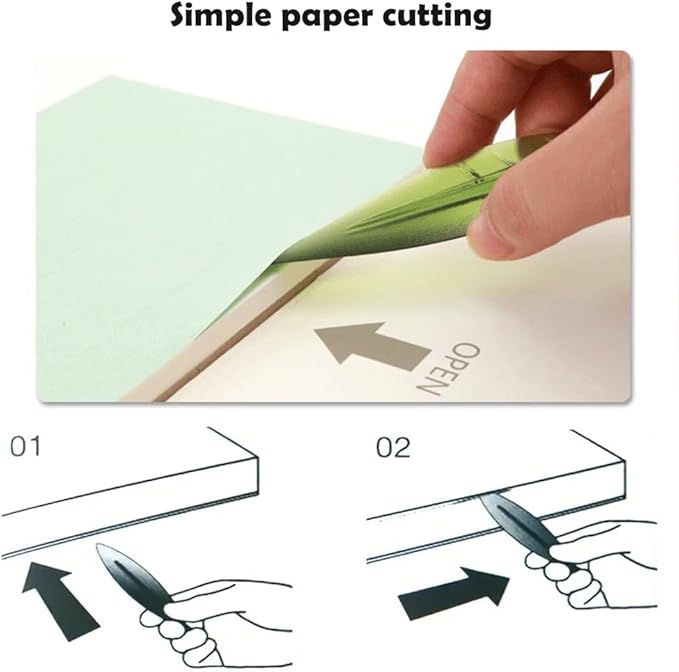 1pc Four-sided Seal Glue Watercolor block Cutting And Separating Tools, Paper-friendly DIY Hobby Knife And Letter Opener, Suitable For Home Office Students