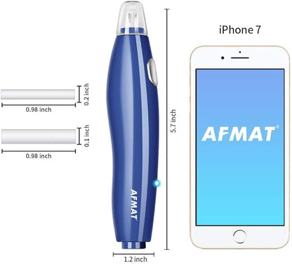 Electric Eraser, 140 Eraser Refills, Electric Pencil Eraser Rechargeable for Artists, Electric Erasers for Drafting, Drawing, Painting, Sketching, Architectural Plans, Detailer Tool-Blue