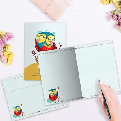 Tree-Free Greetings Teacher Appreciation Cards - Artful Designs - 2 Cards + Matching Envelopes - Made in USA - 100% Recycled Paper - 5"x7" - Heartfelt, For Teacher, Teacher Definition (GT64434)