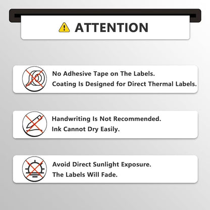BETCKEY - Compatible DYMO 30252 (1-1/8" x 3-1/2") Address & Barcode Labels - Compatible with DYMO Labelwriter 450, 4XL, NOT Fit 550 & 5XL [6 Rolls/2100 Labels]