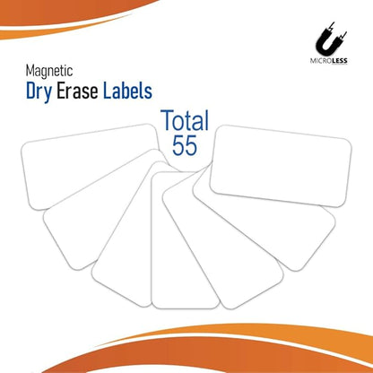 Dry Erase Magnetic Label 2 x 1 inch