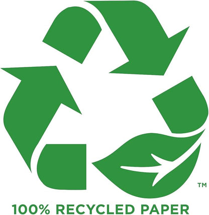 KAISA Legal Pads Writing Pads Recycled Paper, 8.5"x11.75" Wide Ruled, 50 sheets 8-1/2"x 11-3/4" Perforated Writed Pad, White Pack of 12pads, KSU-5293