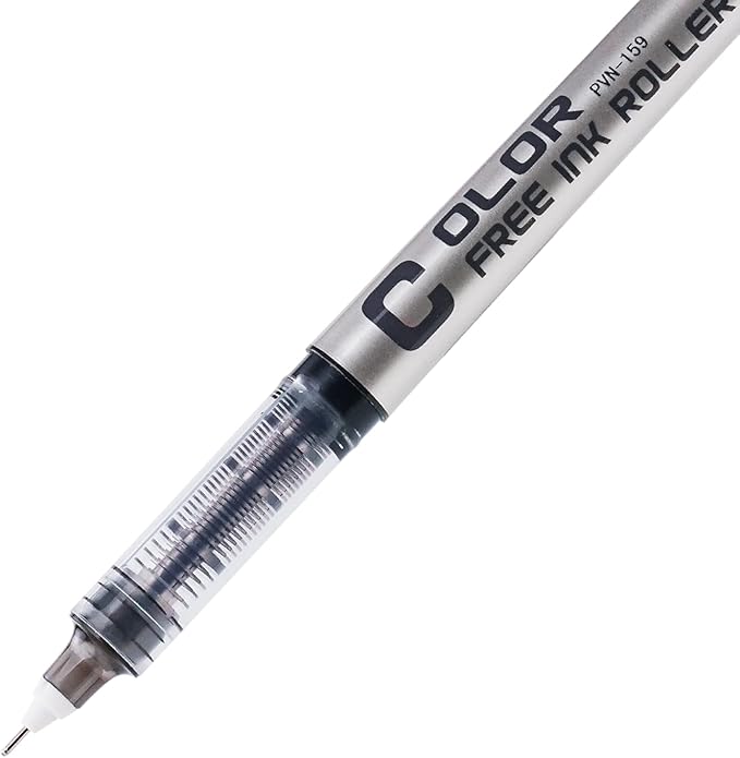 EYEYE Rollerball Pens Extra Fine Point, 4 Black 4 Blue 0.5mm Needle Tip Pen Quick Dry, Liquid Ink Pen Fine Point Smooth Writing Pens for Journaling, Note Taking, Office, School Supplies