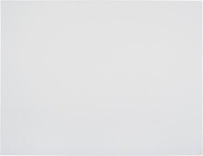 School Smart Railroad Board, 22 x 28 Inches, 4-Ply, White, Pack of 100
