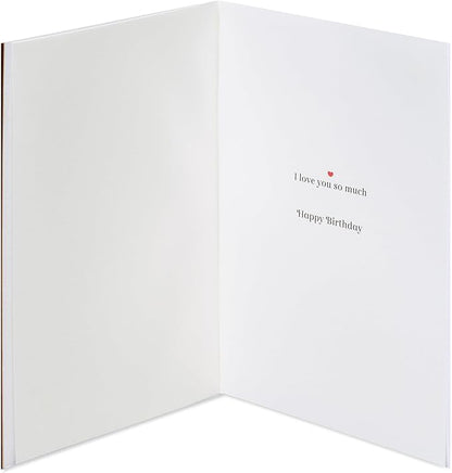 Papyrus Birthday Card for Husband (I Love You So Much)