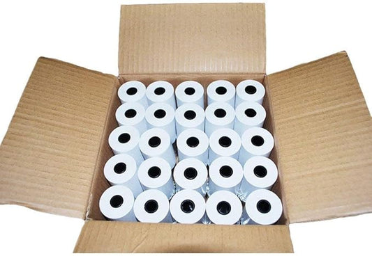 RBHK 2 1/4" x 50' Thermal Receipt Paper, Cash Register POS Paper Roll (300 Rolls)
