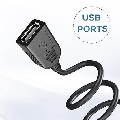RJ116p4c Male to USB Female, RJ11 to USB Modem Adapter, Used for Telephone Interface Testing Connectors, Telephone Communication, Fax Machines, Modem Adapters (RJ11 to USB 30cm)