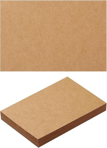 50 Sheets Blank Cardstock Paper 250 GSM Thick Heavy Cards Stock for DIY Art Projects, Card Making, Postcards, Greeting Cards, Birthday Party, Wedding Invitation (Brown, 5x7 inches)