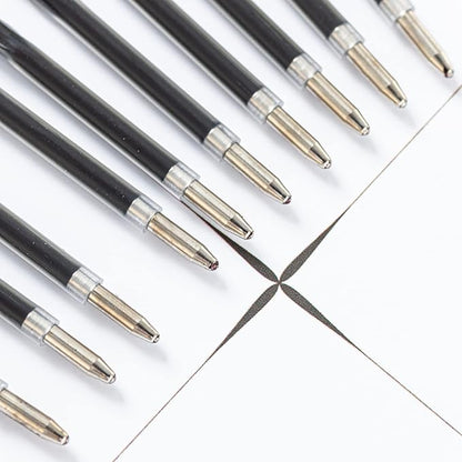 20 Pieces Ballpoint Pen Refills Black Ink 1.0mm Medium Point Smooth Writing Pen Refills Replacement Gel Ink Refills for Retractable Ballpoint Pen School Office Supplies