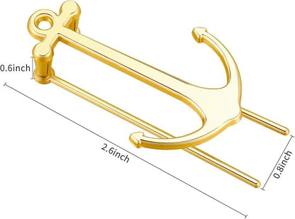 Creative Anchor Bookmark for Reading Hands Free Metal Bookmark Page Holder Book Holder Students Teachers Graduation Gifts School Office Supplies (Rose)