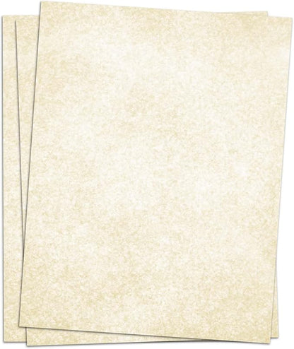 (2 Pack)Parchment Paper for Certificates - Stationary Paper for Resumes, Diplomas, Letter Size Certificate Paper, 200 Sheets Double-Sided Diploma Paper, 100gsm, 8.5" x 11" Parchment Paper for Printing