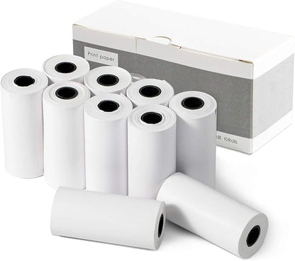 10 Rolls Print Paper for Kids Instant Print Camera Refill Print Paper Works with MINIBEAR VTech Kidizoom Camera,Thermal Paper Fit for Most Kids Instant Camera…