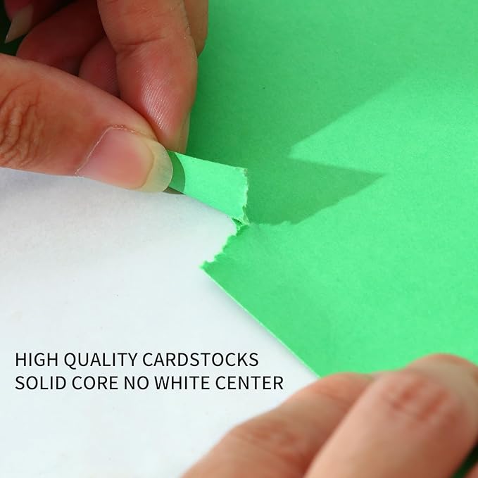 50 Packs Color Cardstock Paper Blank Colored 5x7 Cards, 250 GSM Thick Paper, for DIY Crafting, Greeting Cards Making, Invitations, making Postcards