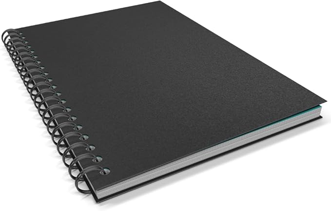 Binditek 10 Pack 20 Mil Sand-Textured Polycover - Super Heavyweight for Business Reports and Proposals - Lightly Textured Sand Finish - with Square Corners, Un-Punched, Black Color, Office Supplies