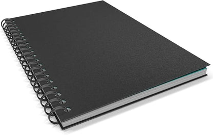 Binditek 10 Pack 20 Mil Sand-Textured Polycover - Super Heavyweight for Business Reports and Proposals - Lightly Textured Sand Finish - with Square Corners, Un-Punched, Black Color, Office Supplies