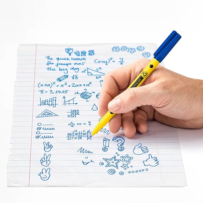 STAEDTLER 307-3 BK2 Noris Handwriting Pen - Blue (Pack of 2)