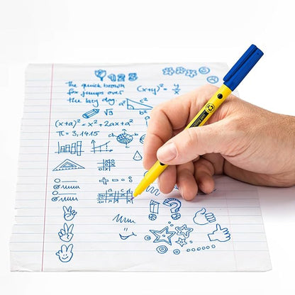 STAEDTLER 307-3 BK2 Noris Handwriting Pen - Blue (Pack of 2)