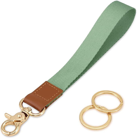 Wrist Lanyard for Women and Men, Keychain Lanyard for Keys, Wrist Keychain Strap Lanyard for Car Keys ID Badge Wallet Card Holder (Olive Green)