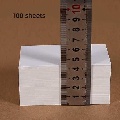 100 Sheets blank business cardstock 2 x 3.5 In Heavy Weight Card Stock 350gsm/130lb Learning Card, Note Card, Thank You Inserts, Gift Tags, Paper Crafts, Write, Draw, DIY Cards (2X3.5 Inches)