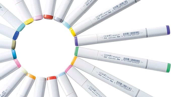 Copic Markers C7-Sketch, Cool Gray