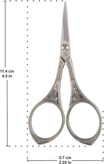 JubileeYarn Sun Motif Embroidery Craft Scissors - Bronze - 3 Scissors