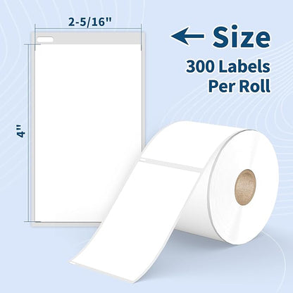 Tacnology 12 Rolls 3600 Labels Compatible with DYMO 30256 2-5/16" X 4" Adhesive Shipping Labels, Direct Thermal Labels Used with DYMO Label Writer 450, 450 Turbo, 4XL, Rollo & Zebra Desktop Printers