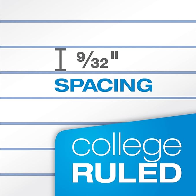 Oxford Spiral Notebook 18 Pack, Bulk College Ruled Spiral Notebooks for School, 1 Subject, College Ruled Paper, 8 x 10-1/2 Inches, 3-Hole Punch, Assorted Colors, 70 Sheets (65206)