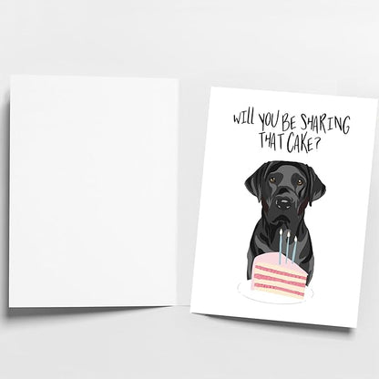 Hqulpr-1pc Funny Dog Birthday Card, Funny Birthday Cards For Dog Lovers, Birthday Card From Dog,Funny Birthday Cards For Men, Women, Husband, Son, Dad, Mom, Him, Best Friend, Brother