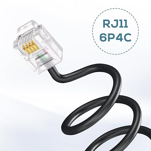 RJ116p4c Male to USB Female, RJ11 to USB Modem Adapter, Used for Telephone Interface Testing Connectors, Telephone Communication, Fax Machines, Modem Adapters (RJ11 to USB 30cm)
