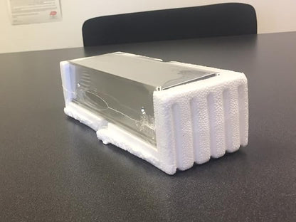 The Original Over the Cube - Quality Aluminum, Changeable Cubicle Nameplate Holder,(3" Cubicle Wall Depth) Made in The USA
