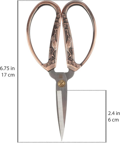 JubileeYarn Classic Chinese Small Embroidery Craft Scissors - Copper - 10 Scissors