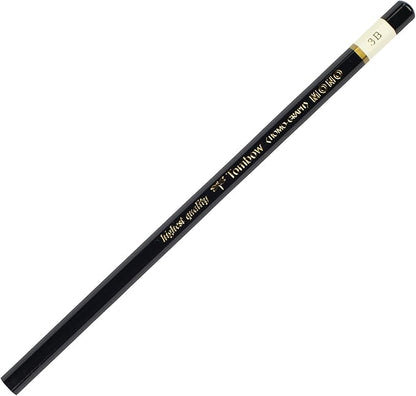 Tombow 51506 MONO Drawing Pencil, 3B, Graphite 12-Pack