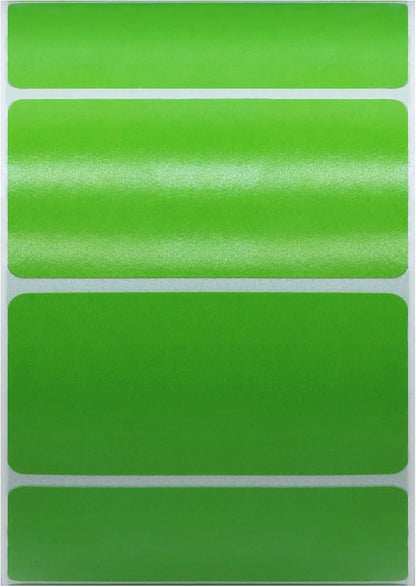Hybsk 2x1 inch Color Direct Thermal Labels for Shipping, Barcodes, Address, Compatible with Rollo Label Printer & Zebra Desktop Printers(2"x1",Green)