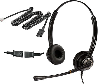 Cisco Phone Headset Corded RJ9 Telephone Headset with Noise Cancelling Mic Compatible with Cisco CP-7821 7841 7942G 7931G 7940 7941G 7945G 7960 7961G 7962G 7965G 7975G 8841 8861 9951 9971 etc