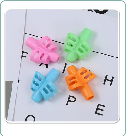 Pencil Grips for Kids Handwriting Correction Training Writing AIDS Pencil Gripper Pencil Holder Posture Special Needs for preschooler Kids Toddler Children (6 PCS)