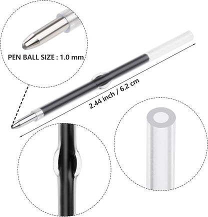 jiebor 20Pcs White Beadable Pens Plastic Bead Ballpoint Pens Bulk with 50Pcs Black Ink Cute Cool Diy Pens for Journaling Women Teacher Graduation Christmas Gift Office Supplies