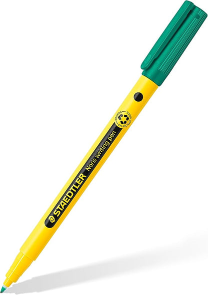 STAEDTLER Fineliner Noris writing pen green (Pack of 2)