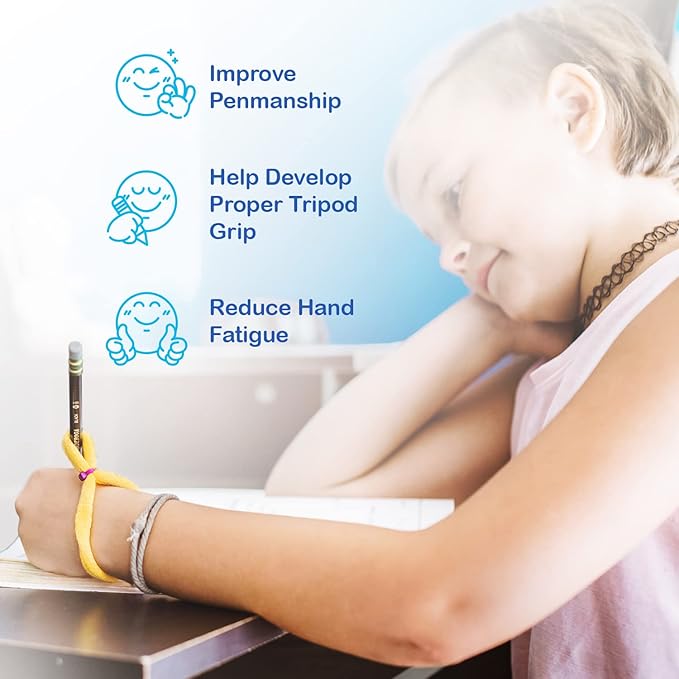 Handwriting Aids for Pencil Grips, Writing Tools for Special Education Classroom to Develop A Proper Tripod Grip (SportWriter Bulk Packs (4 Pack))
