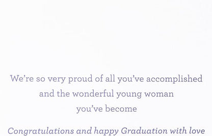 Papyrus Graduation Card for Daughter (Wonderful Young Woman)