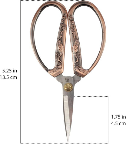 JubileeYarn Crane Motif Small Embroidery Craft Scissors - Assortment - 9 Scissors