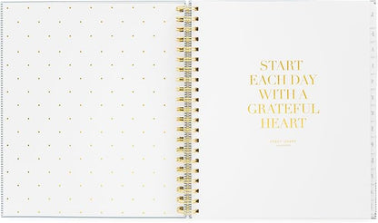 2024-2025 Sugar Paper Academic Large Weekly Spiral Planner, Blue Stripe, August 2025 - July 2024, Daily, Weekly, Monthly Formats, Hourly Planning