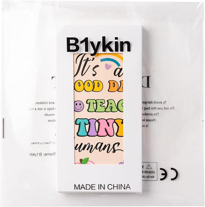 B1ykin Sticky Notes Set - Cartoon Theme Cute Self-Stick Notes Pad Teacher Appreciation Gifts， Self-Adhesive Writing Memo Pages Sticky to Do Notepad for Kids Employee School Office (Retro Teacher)