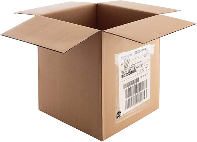 250 Pack UPS Label Pouches 6.5” x 10”| Packing List Envelope | Commercial Grade UPS Pouches | Shipping Label Pouches | Mailing Pouches | UPS Pouches | UPS Label Pouch | Labels for Storage Bins