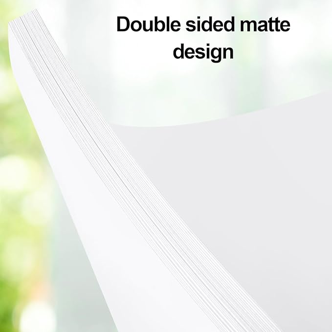 White Cardstock 8.5 x 11, 230gsm Cover Cardstock Paper, 85 Lb Heavy Card Stock for Printer, Card Stock Paper for Invitations, Scrapbooking, Crafts, Diy Cards, Decoration, Drawing (30 Sheets)