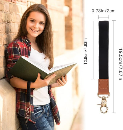 XCHIN Lanyards for Keys, Wrist Strap Lanyards, Black Keychain Lanyard for Women Men, Cool Long Lanyards & Cute Short Lanyards