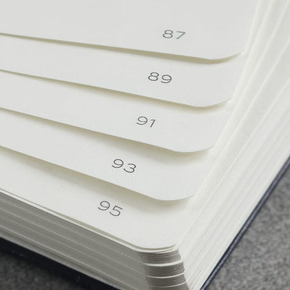 LEUCHTTURM1917 - Notebook Hardcover Pocket A6-187 Numbered Pages for Writing and Journaling (Black, Dotted)