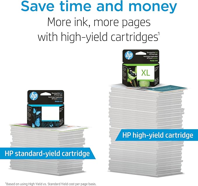 HP 62 Black/Tri-color Ink (2-pack) | Works with HP ENVY 5540, 5640, 5660, 7640 Series, HP OfficeJet 5740, 8040 Series, HP OfficeJet Mobile 200, 250 Series | Eligible for Instant Ink | N9H64FN