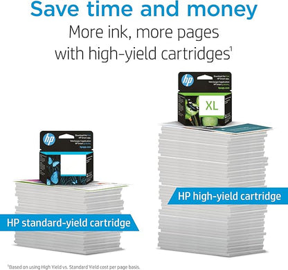 HP 62 Black/Tri-color Ink (2-pack) | Works with HP ENVY 5540, 5640, 5660, 7640 Series, HP OfficeJet 5740, 8040 Series, HP OfficeJet Mobile 200, 250 Series | Eligible for Instant Ink | N9H64FN