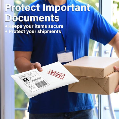 10x13 Envelopes, Tyvek Envelopes, Mailing Envelopes 10x13, Catalog Envelopes, Self Sealing Closure, Tyvek Material, 14 lb., Puncture, Tear & Moisture Resistant, Bulk (50 Pack)